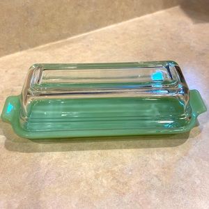 Vintage FireKing Jadeite Butter dish